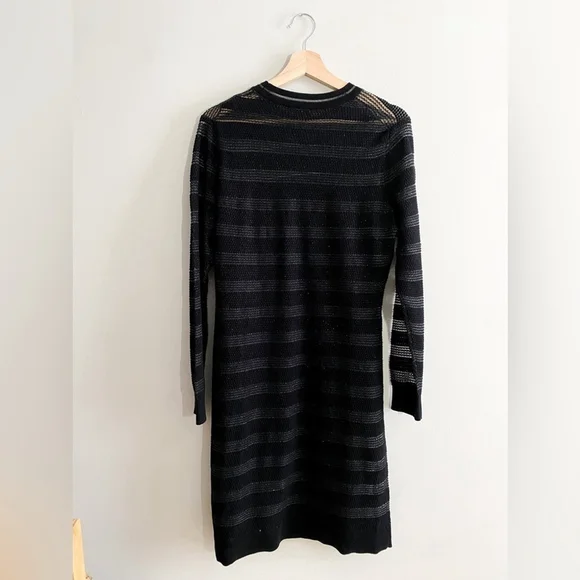 525 America | Sweater Dress | Black & Shimmer | Women’s Large - Picture 2 of 9